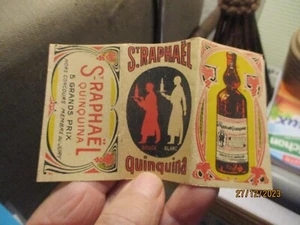 Ancienne Pochette de Papier à Cigarette St Raphael Apéritif Quinquina - Foto 1 di 2