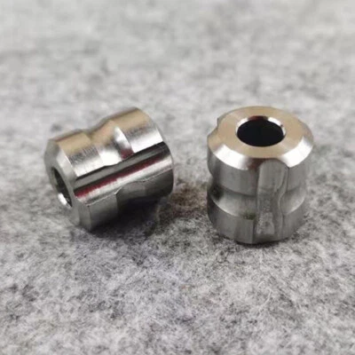 2pcs Titanium Lanyard Bead Knife Tool Paracord Beads Zipper Pull Beads - Image 1 of 4