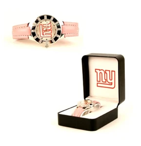 New Collectable Avon New York Giants Ladies Pink Watch w/Gift Box & Free Battery - Picture 1 of 7
