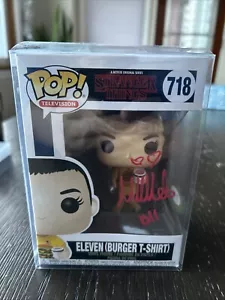 Funko Pop! Stranger Things - Eleven #718 Autographed Millie Bobby Brown - Picture 1 of 3