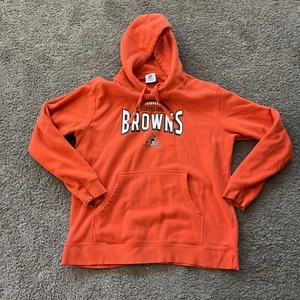 Cleveland Browns Hoodie Mens XL Brown Team Apparel NFL Sweatshirt - Picture 1 of 7