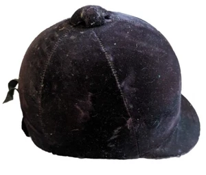 Vintage Brown Velvet English Riders Hat - Picture 1 of 3