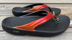 Neu! Oofos Oolala Damen 10 Recovery Sandalen Riemen-Sonnenwende - Bild 1 von 14