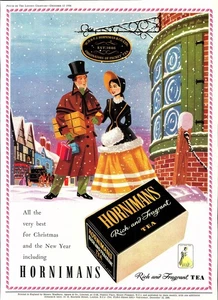 Original 1956 Reklame für HORNIMAN'S Rich & Fragrant Tea #1 Vintage Xmas Print Ad - Bild 1 von 2