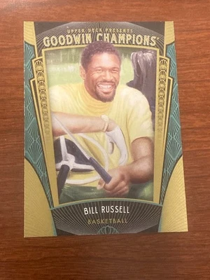 BILL RUSSELL 2015 UPPER DECK GOODWIN CHAMPIONS UNIV OF SAN FRANCISCO CARD #64 - Image 1 of 2