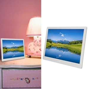 Digital Photo Frame 15.4 Inch Hd Led Screen Remote Control Video Music Smart IDM - Picture 1 of 12