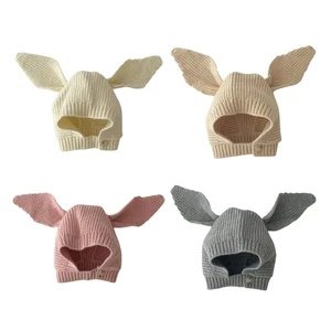 Kids Earflap Bonnet with Long Ears Fashionable & Charming Infant Hat Winter Hat - Picture 1 of 12