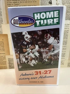 Auburn Tigers Home Turf - Auburn's 31-27 Victory Over Alabama 1995 VHS Football - Picture 1 of 4