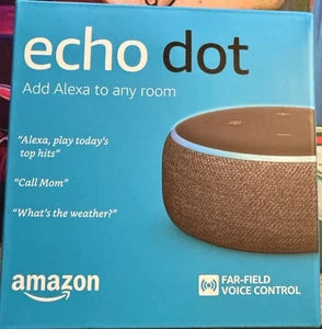 Amazon Echo Dot 3rd Generation Smart Speaker with Alexa Voice Control /Black - Picture 1 of 3