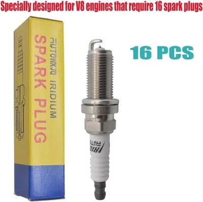 Bujía de iridio 16 piezas reemplazar Chrysler Dodge Jeep Ram 4,7 L 5,7 L 6,4 L V8 Foto 1 de 4
