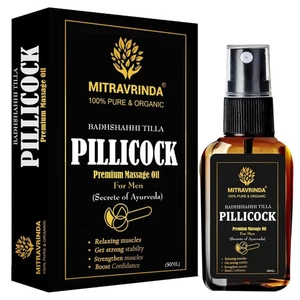 MITRAVRINDA Pillicock Lift Up Massage Oil for Men 50ml Herbal Stamina Booster - Picture 1 of 9