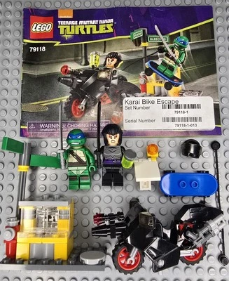 Lego Teenage Mutant Ninja Turtles Set Karai Bike Escape 79118 - Image 1 of 4