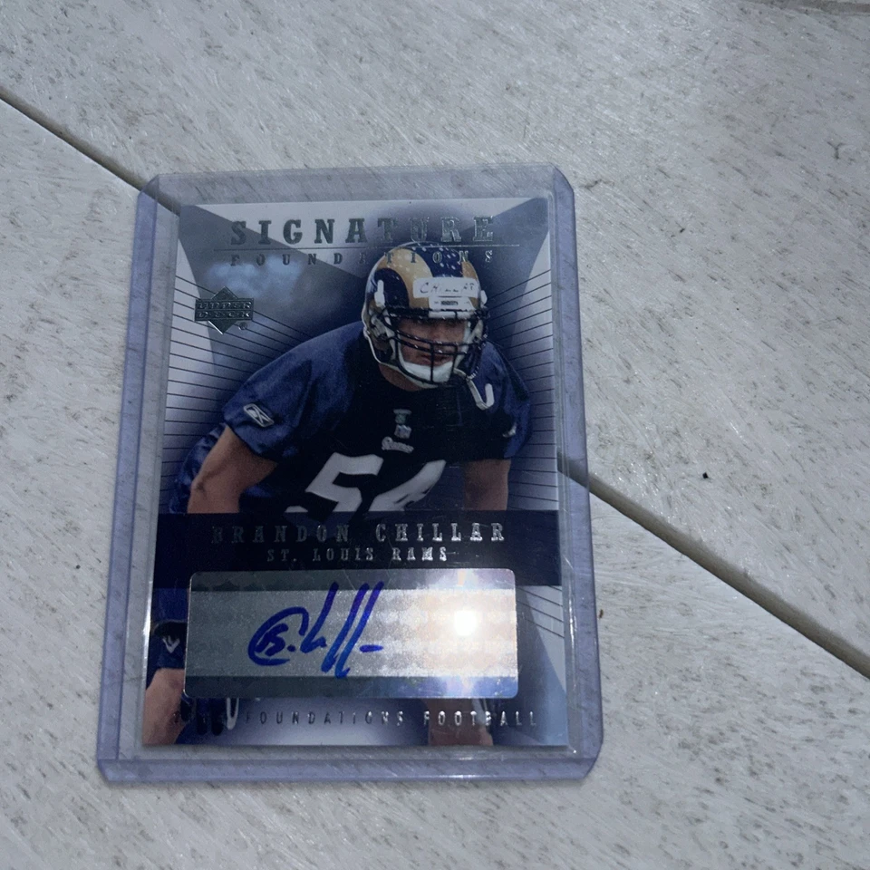 2004 Upper Deck Foundations Signature Foundation #SFBC Brandon Chillar(B2) - Image 1 of 1