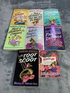 Barbara Johnson Books Lot of 8 TPB/HB Christian Humor Geranium Lady God Religion - Imagen 1 de 15