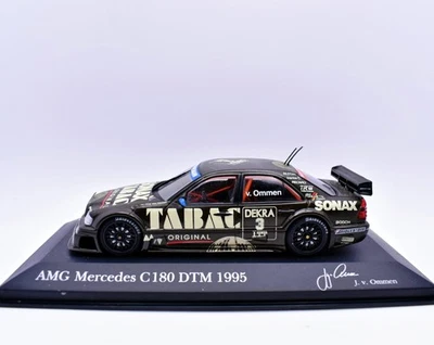 Modellino auto racing scala 1:43 AMG mercedes C180 DTM minichamps modellismo car - Immagine 1 di 4