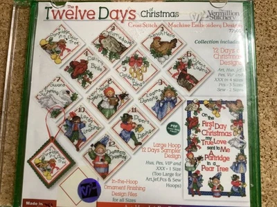 Twelve Days of Christmas Vermilion Embroidery CD - image 1 of 3