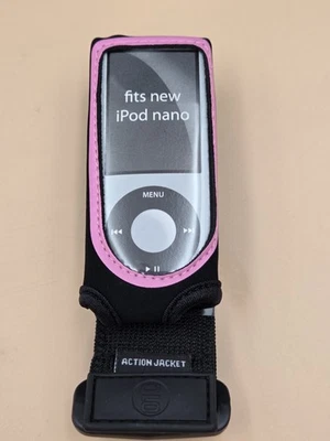 Funda Chaqueta de Acción DLO para iPod Nano Rosa/Negro Nueva Sin Caja -Envío Gratis Foto 1 de 4