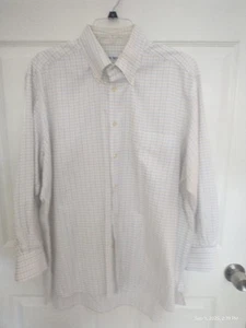 Ben Silver Shirt Mens 17-32 Button Down Classic Check Pocket Dress Shirt - Picture 1 of 4