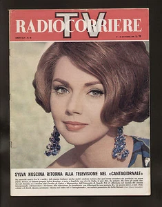 RADIOCORRIERE 42/1965 SYLVA KOSCINA MACCHINA PER CUCIRE SINGER 411 ENZA SAMPO' - Picture 1 of 1