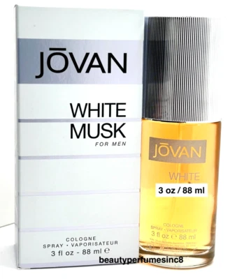 Jovan White Musk para hombres por Jovan Musk 3 oz / 88 ml EDC spray nuevo Foto 1 de 3