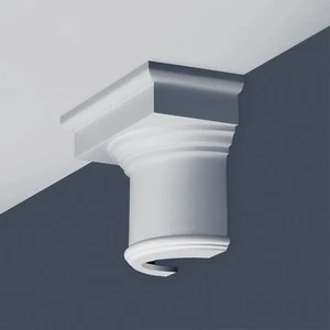 Orac Decor K1111 LUXXUS media capital para estuco de media columna elemento decorativo de pared - Imagen 1 de 1