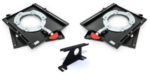 SATZ 2X Drehkonsole VW Volkswagen Transporter T5/T6/6.1, mit TÜV + ADAPTER - Bild 1 von 4