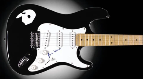 ANDREW LLOYD WEBBER - GUITAR SIGNED Cover