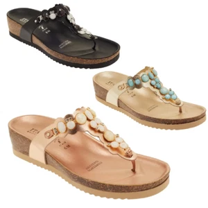 'AS IS' Italian Shoemakers Vixi Embellished Thong Sandal (658157-K) - Picture 1 of 13