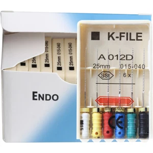 10Packs Dental K-File 21/25/31mm Endodontic Hand Use Endo Root Canal K Files SSt - Picture 1 of 36