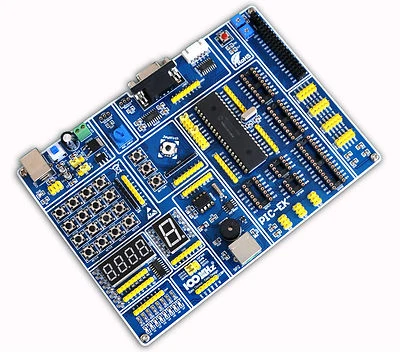 Powerful PIC development board PIC-EK PIC KIT TOOL +PIC16F877A Microcontroller - Image 1 of 4