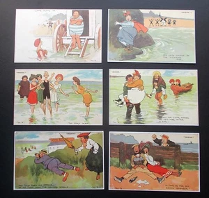 TARJETAS POSTALES TOM BROWN X 6 - Imagen 1 de 2