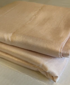 60 x 63 Simply Shabby Chic Faux Silk Pink Lined Balloon Shade Curtain Panel #63 - Picture 1 of 15