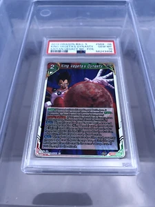 KING VEGETA'S DYNASTY SD9-05 ST FOIL 2019 DRAGON BALL SUPER - PSA 10 - Picture 1 of 1