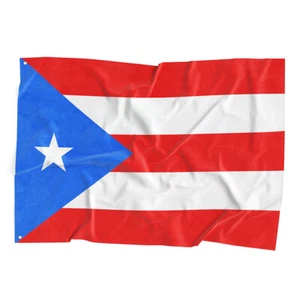 Puerto Rico Flagge 3 x 5 Fuß National Country Banner Polyester Ösen Puerto Rican - Bild 1 von 5
