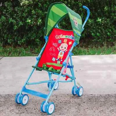 Cocomelon Umbrella Stroller with Canopy, Lightweight and Compact for Travel, 3D - Image 1 of 4