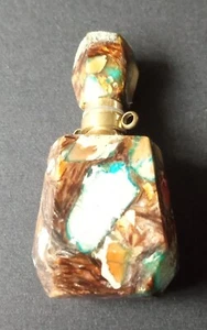 Vintage Echt Stein Parfum Flakon - Bild 1 von 2