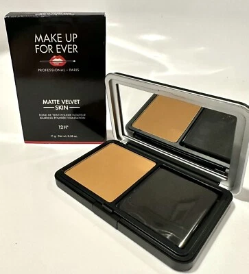 MAKE UP FOR EVER MATTE VELVET SKIN COMPACT BLURRING POWDER FOUNDATION Y505 NIB - Image 1 of 3