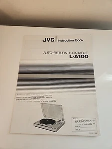 JVC L-A100 AUTO-RETURN TURNTABLE MULTILINGUAL ORIGINAL OWNER'S MANUAL - Picture 1 of 5