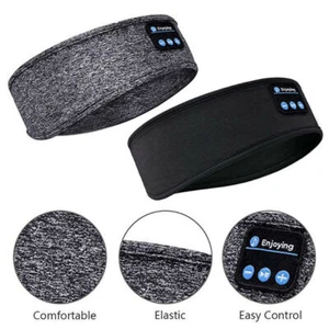 Wireless Bluetooth Stereo Eye Mask Headphones Earphone Sleep Music Headset 2025 - Picture 1 of 14