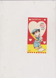 1930er VALENTINSTAG GEBRAUCHT - KOSTENLOSER VERSAND IN DEN USA - Bild 1 von 2