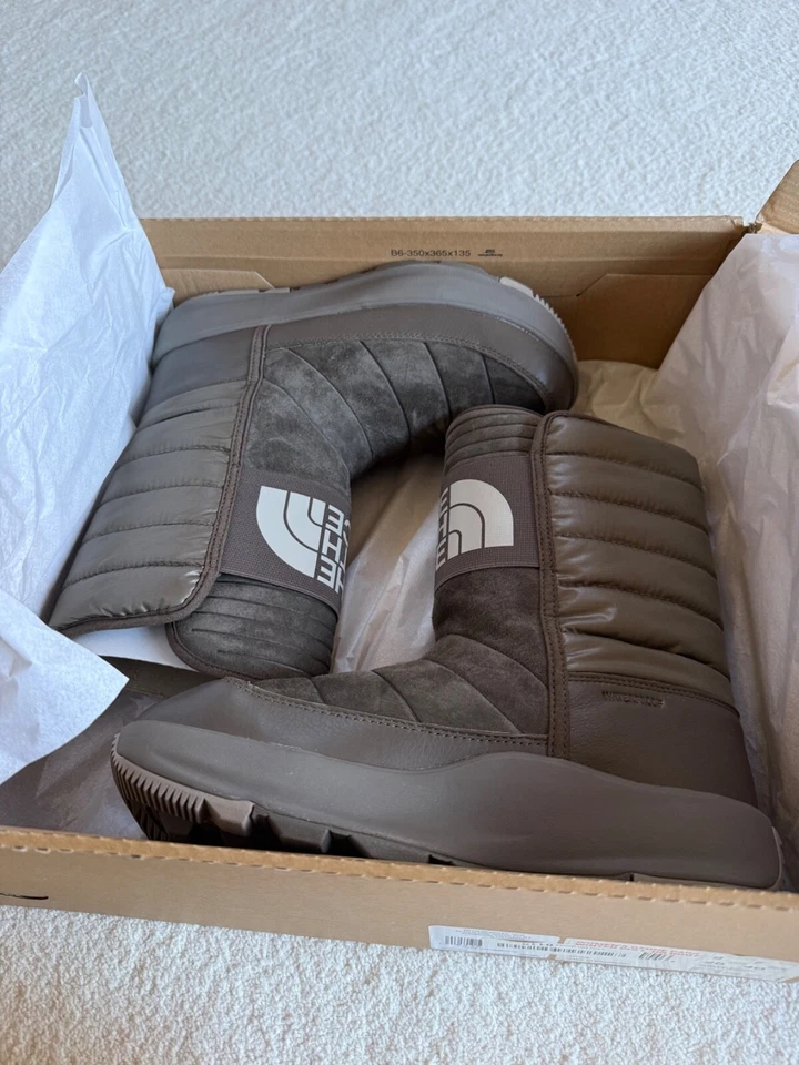 全新带盒女式 North Face Ozone Park Shroom 棕色 9 码。 — 第 1/4 张图片