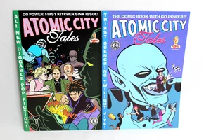Atomic City Tales #1 & #2 Go Power Jay Stephens 1996 Küchenspüle Presse F- - Bild 1 von 7