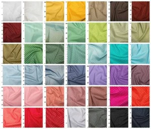 3mm Spotty Polka Dot 100% Cotton Poplin Fabric 130gsm Sewing Quilting Craft Sew - Picture 1 of 20