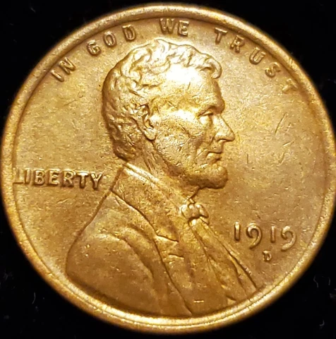 1919-D Lincoln Cent Wheat Penny LC102 Cover