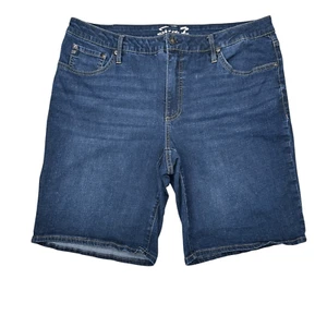 Seven 7 For All Mankind Relaxed Bermuda Shorts Mid Rise 11” Inseam Women’s 14 - Picture 1 of 14
