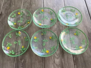 Hutschenreuther Medley Summerdream Glas 6 x Kuchenteller / Beilagenteller 21 cm - Bild 1 von 2