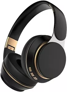 Powerful Bass Wireless Over Ear Bluetooth 5.0 Headphones Deep Bass Headset - Picture 1 of 11