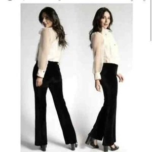 Betabrand elegante Yogahose gerades Bein Samt Karriere Büro Petite Large - Bild 1 von 8