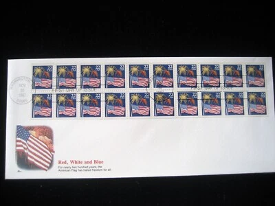 US FDC  - 1987 Red, White and Blue - The American Flag - Image 1 of 2