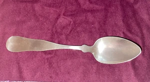 c1850 Coin Silver - D F STUDLEY Bridgewater MA - Tea Spoon 6" - Picture 1 of 3